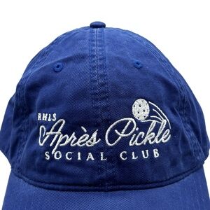 Après Pickle Social Club Dad Hat Royal Blue Embroidered Adjustable OSFM